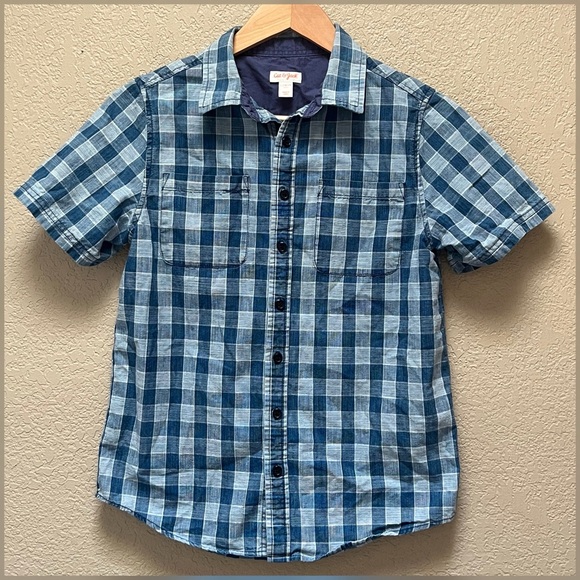 Boy Buttoned  Mix Shirts Lot of 4-Size M/L - Picture 2 of 11